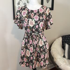 NWOT Xhilaration floral cottagecore mini dress